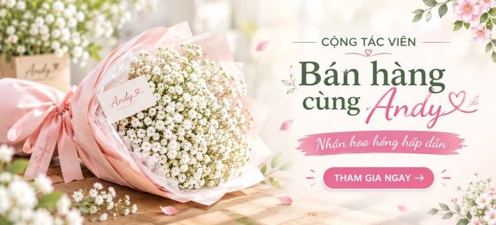 Bán hàng cùng Andy - nhận hoa hồng