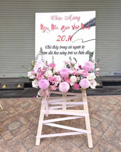 Hoa chúc mừng khai khai giảng