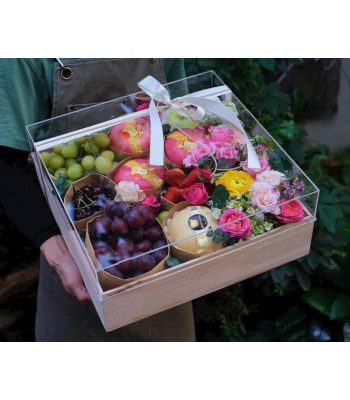 Giỏ Hoa Quả Chúc Mừng