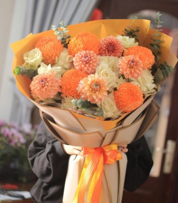 Bó hoa thược dược