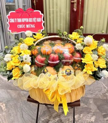Giỏ Hoa Quả Chúc Mừng Giỏ Hoa Quả Chúc Mừng