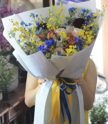 Hoa cúc mẫu đơn hồng