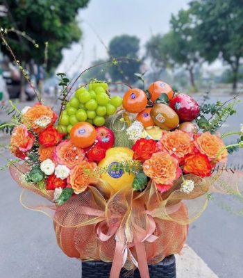 Giỏ Hoa Quả Chúc Mừng