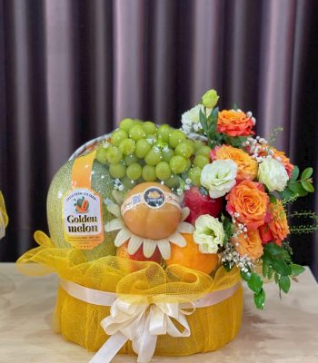 Giỏ Hoa Quả Chúc Mừng