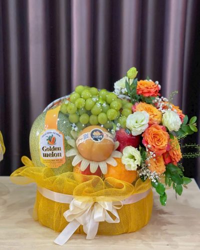 Giỏ Hoa Quả Chúc Mừng