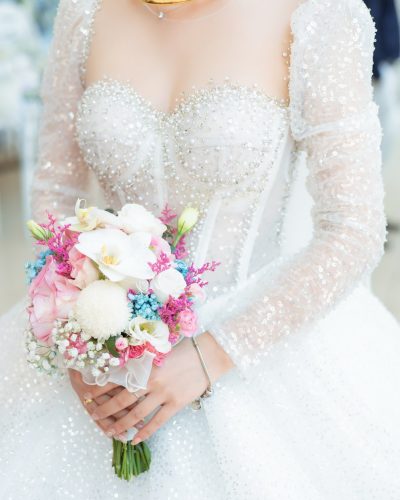 Hoa cô dâu màu hồng