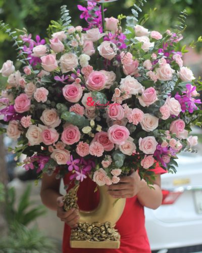Bình hoa đẹp - Tím thân thương