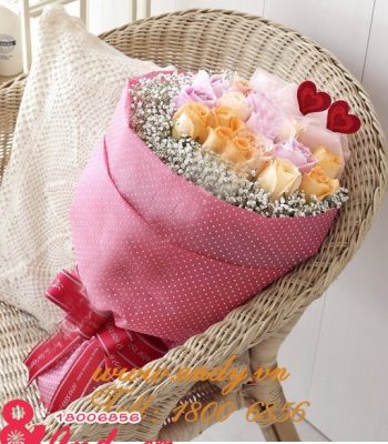 Bó hồng tặng người yêu