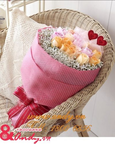 Bó hồng tặng người yêu