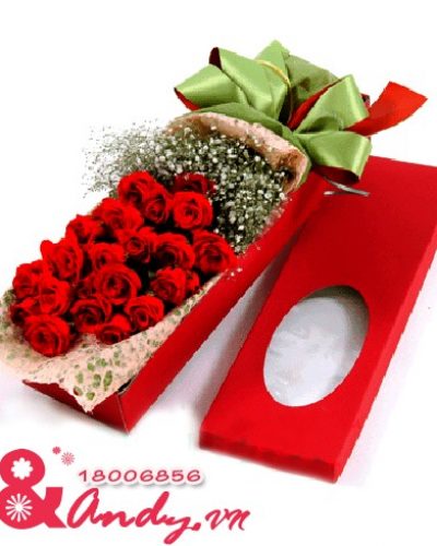 Hộp hoa hồng – Tình yêu