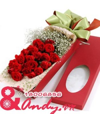 Hộp hoa hồng – Tình yêu